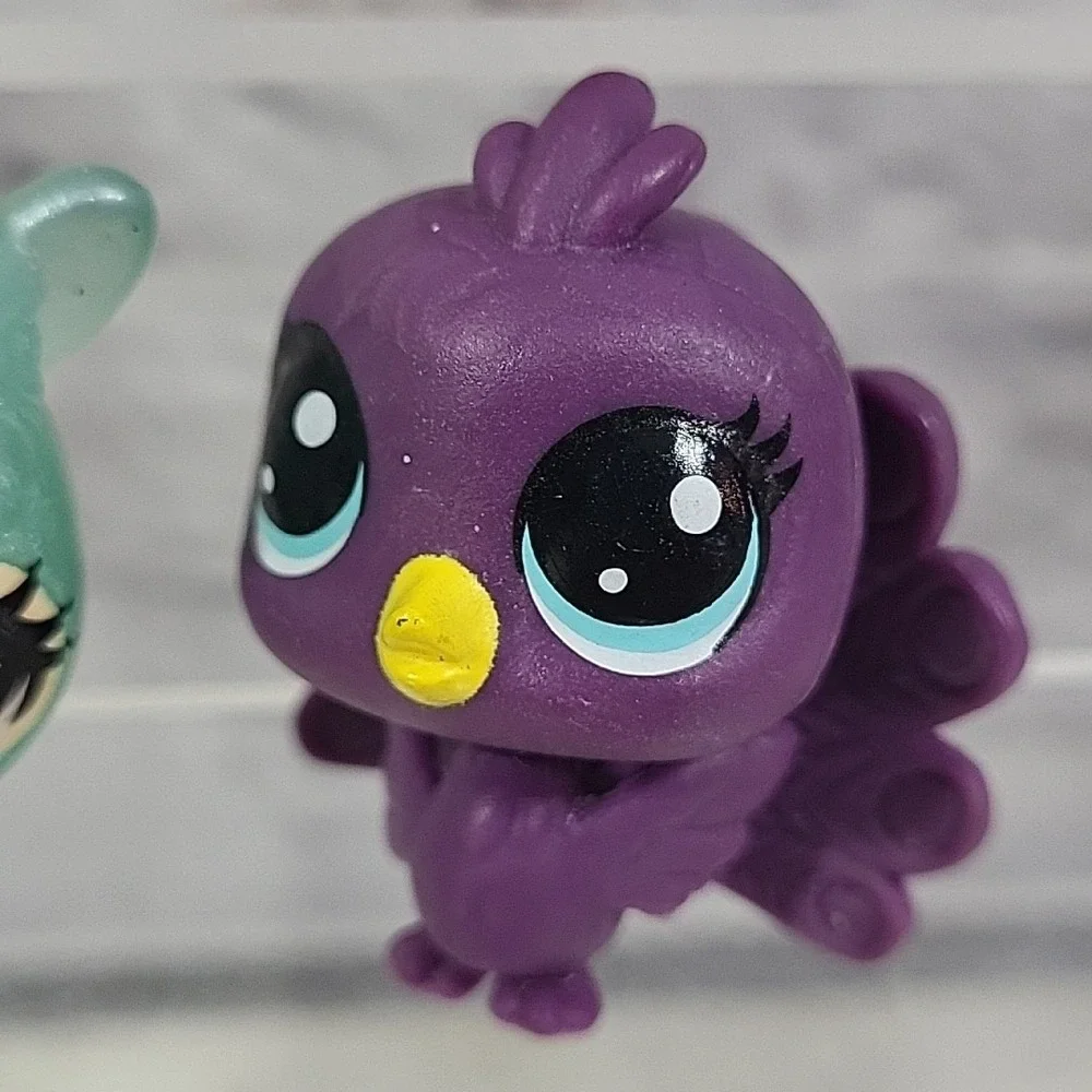Littlest Pet Shop LPS Mini‎ Figures Lot Of 6 Cat Dog Birds